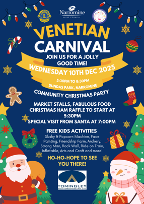 Narromine Venetian Carnival Community Christmas Party